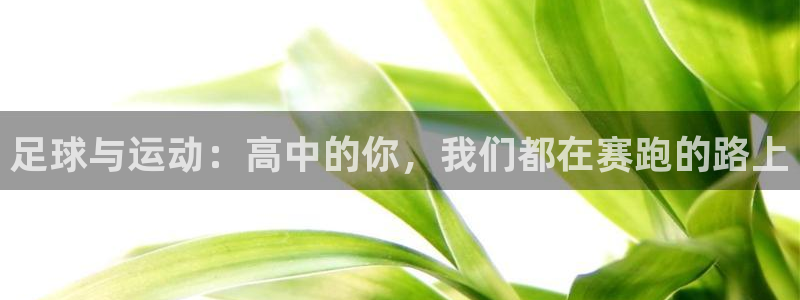 xc10：足球与运动：高中的你，我们都在赛跑的路上