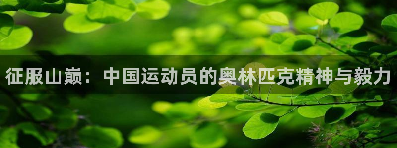 xc@：征服山巅：中国运动员的奥林匹克精神与毅力
